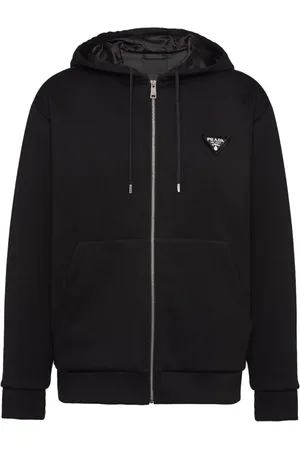 Prada Kapuzenjacke mit Triangel-Logo