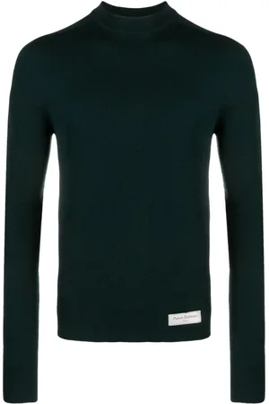 Balmain Merinopullover mit Stehkragen