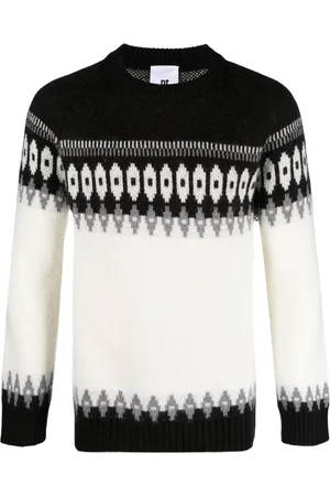PT Torino Gestrickter Intarsien-Pullover