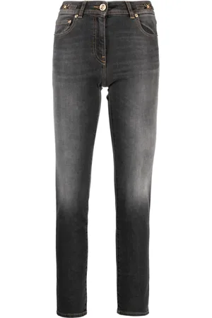 VERSACE Skinny-Jeans mit Stone-Wash-Effekt