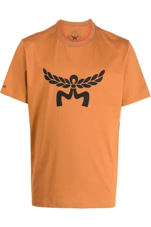 MCM Laurel T-Shirt aus Bio-Baumwolle mit Logo
