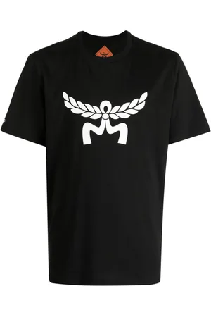 MCM Laurel T-Shirt aus Bio-Baumwolle mit Logo-Print