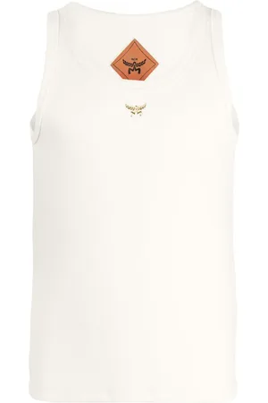 MCM Bouclé-Top mit Logo