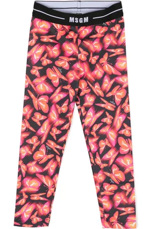 Msgm Leggings mit Schmetterlingen