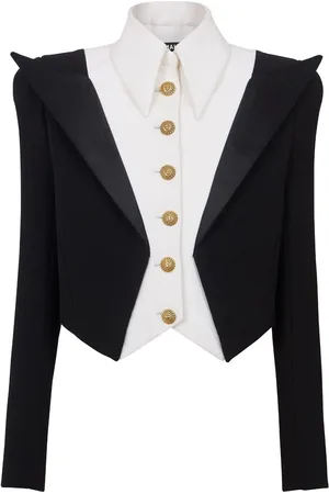 Balmain Spencer 6-Button Tweed-Jacke
