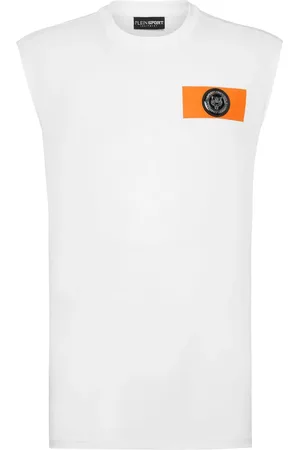 Philipp Plein Trägershirt mit Logo-Patch