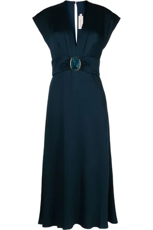Silvia Tcherassi Emmeline Midikleid mit Schmucksteinen