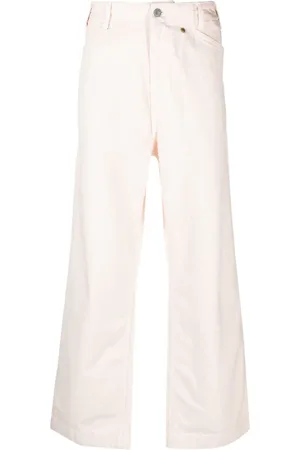Objects IV Life Halbhohe Wide-Leg-Jeans