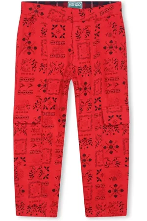Kenzo Festive Hose mit geradem Bein