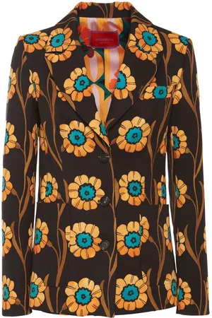 La DoubleJ Blazer mit Blumen-Print