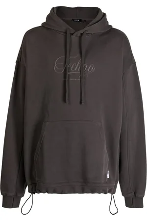 FIVE CM Hoodie mit Slogan-Stickerei