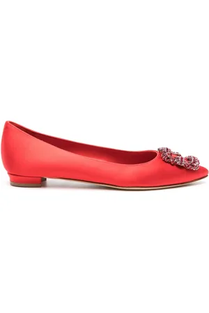 Manolo Blahnik Hangisi Ballerinas 10mm