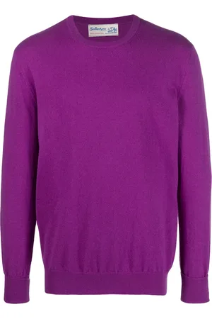 BALLANTYNE Kaschmirpullover mit Rundhalsausschnitt