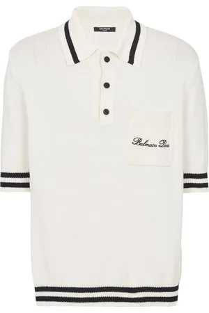 Balmain Poloshirt mit Logo-Stickerei