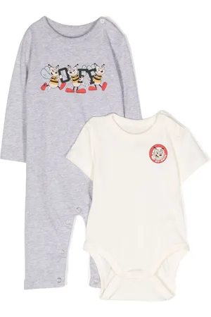 OFF-WHITE Strampler mit Logo-Print