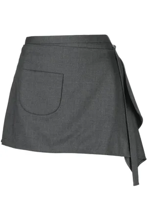 Courrèges Drapierter Minirock