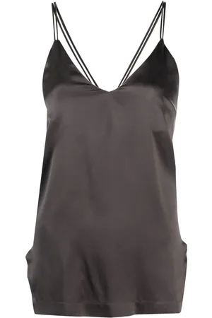 ALYSI Top aus Seidensatin