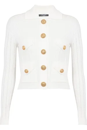 Balmain Gerippter Cardigan