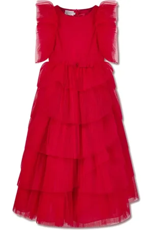 Marchesa Notte Kleid mit Rüschendetail
