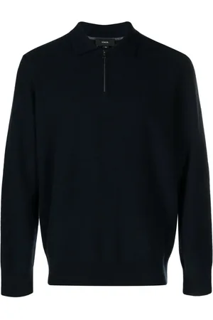 Vince Pullover aus Kaschmir mit Reißverschluss