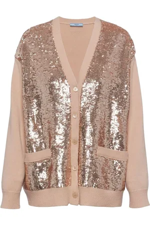 Prada Cardigan mit Pailletten