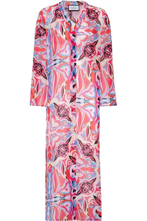 Philipp Plein Seidenkleid mit Print