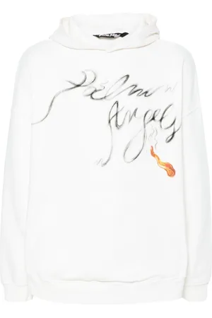 Palm Angels Foggy Hoodie mit Logo-Print