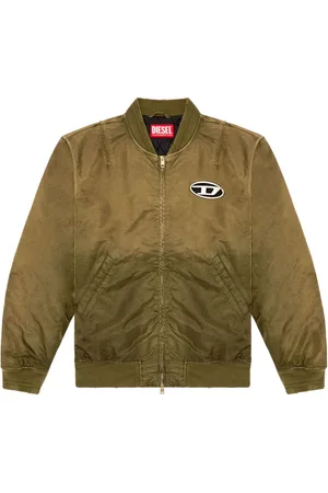 Diesel J-Kepes Bomberjacke mit Logo-Schild
