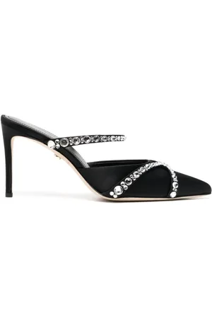 DEE OCLEPPO Grenada Mules aus Satin 80mm
