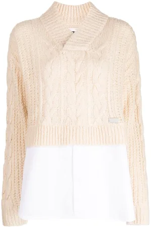 Izzue Pullover mit Zopfmuster