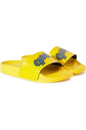 OFF-WHITE Pantoletten mit Logo-Print
