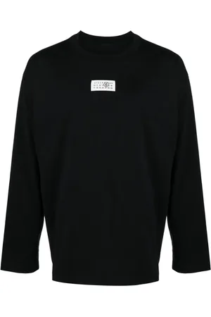 Maison Margiela Langarmshirt mit Nummern-Patch
