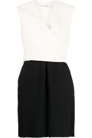 Dior Zweifarbiges Minikleid