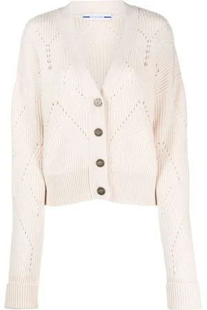 Jacob Cohen Gerippter Cardigan mit Lockstickerei