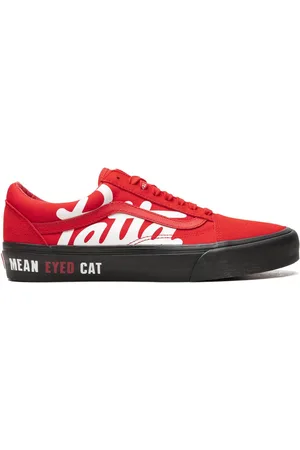 Vans X Patta Old Skool VLT LX Mean Eyed Cat Red Sneakers