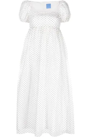Macgraw Midikleid mit Mikro-Punkten