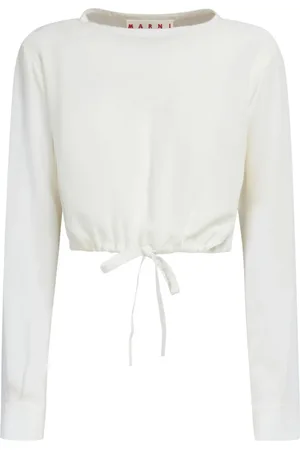 Marni Cropped-Bluse aus Seide