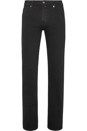 BILLIONAIRE Tief sitzende Straight-Leg-Jeans