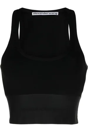 Alexander Wang Cropped-Top mit Logo