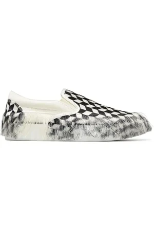 DOUBLET Karierte Sneakers mit Fransen