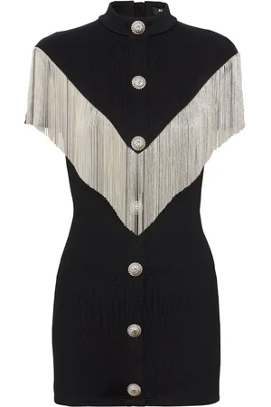 Balmain Minikleid mit Stehkragen