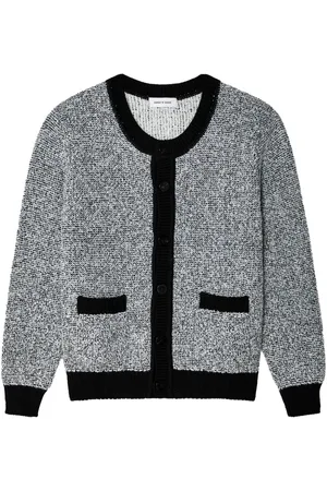 Ernest W. Baker Bouclé-Cardigan mit Kontrastdetails