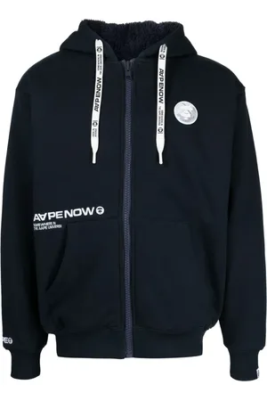 A Bathing Ape Kapuzenjacke mit Logo-Applikation