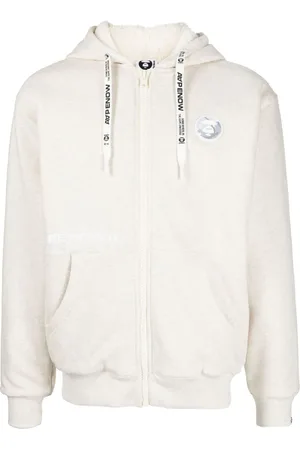 A Bathing Ape Kapuzenjacke mit Logo-Applikation