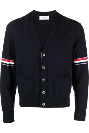 Thom Browne Cardigan mit RWB-Streifen
