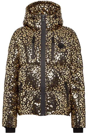 Philipp Plein Gefütterte Jacke mit Leoparden-Print