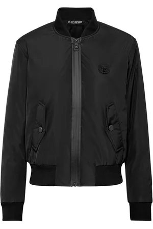 Philipp Plein Bomberjacke mit Logo-Patch