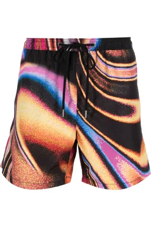 KSUBI Badeshorts mit abstraktem Print