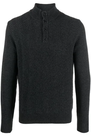corneliani Pullover mit Fischgrätenmuster