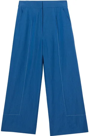Burberry Weite Hose mit Ziernähten